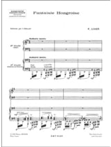Fantaisie Hongroise. 2 pianos - LISZT - Partition - Piano